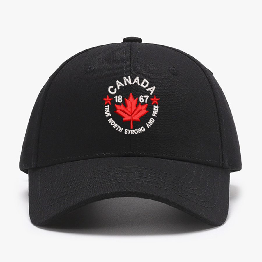 Embroidered Canada True North  - Baseball Cap Structured recension och pris