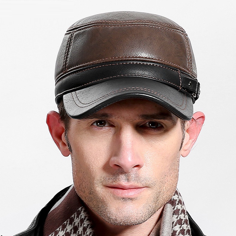 Cowskin Genuine Leather Baseba - Baseball Cap Structured recension och pris