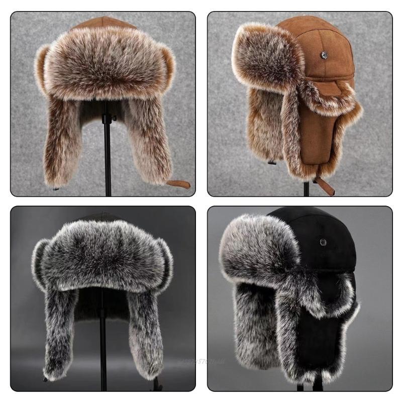 X5XA Adult Furry Lined Trapper - Trapper Hat Ear Flap recension och pris