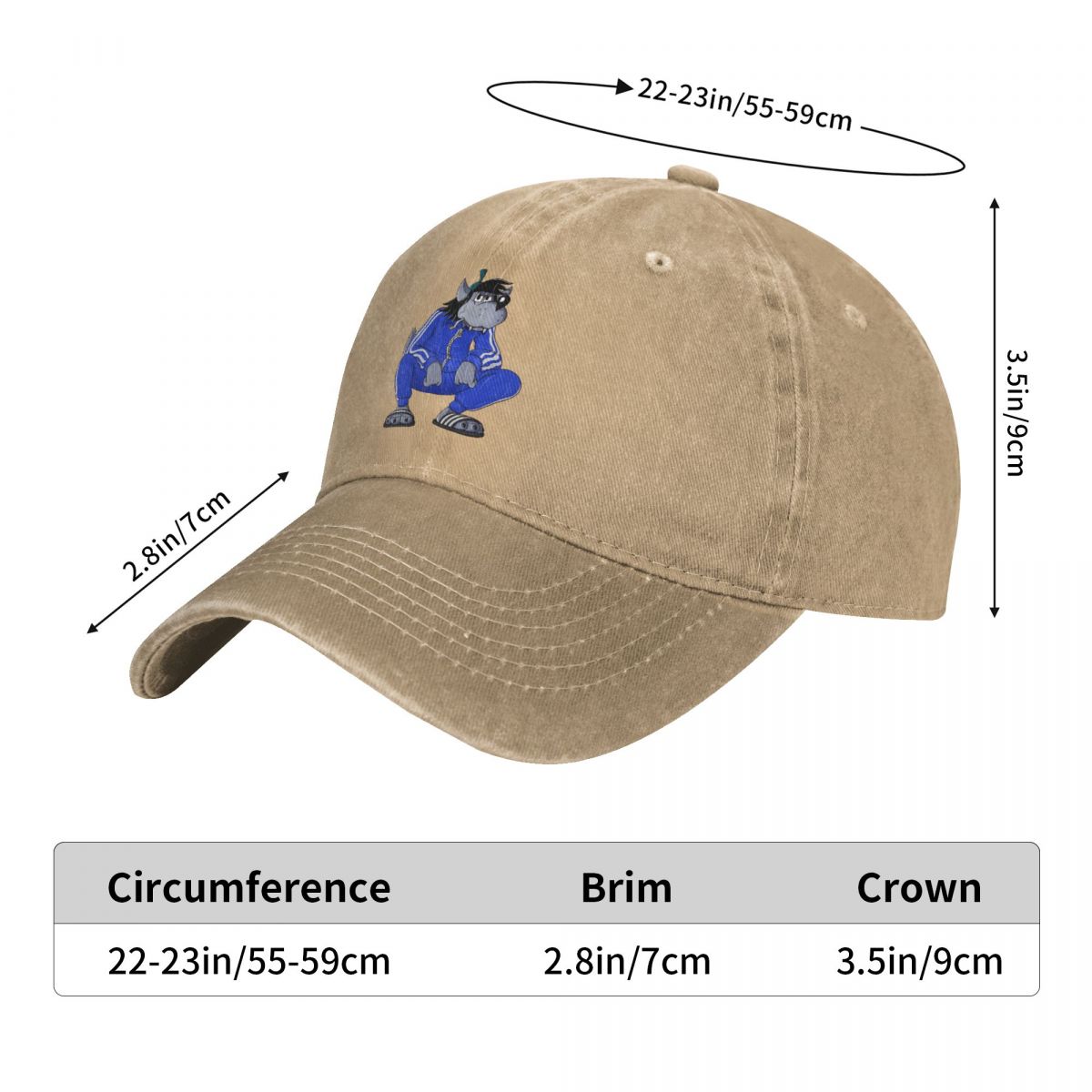 Washed Men's Baseball Cap Trac - Golf Cap Dad recension och pris