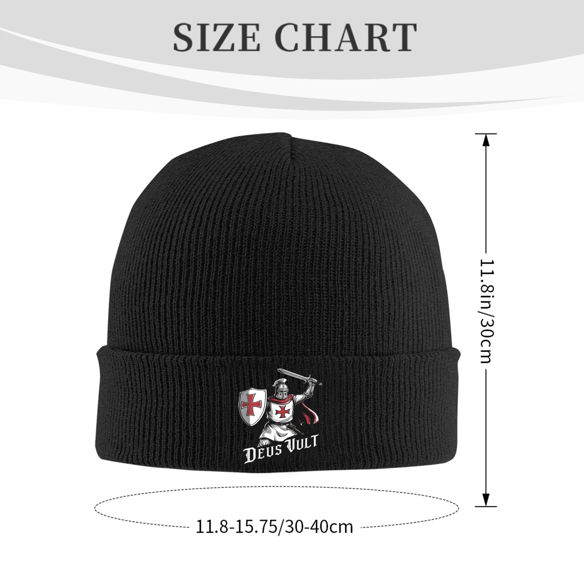 Deus Vult - The Templar Knight - Beanie Cuffed Knit recension och pris
