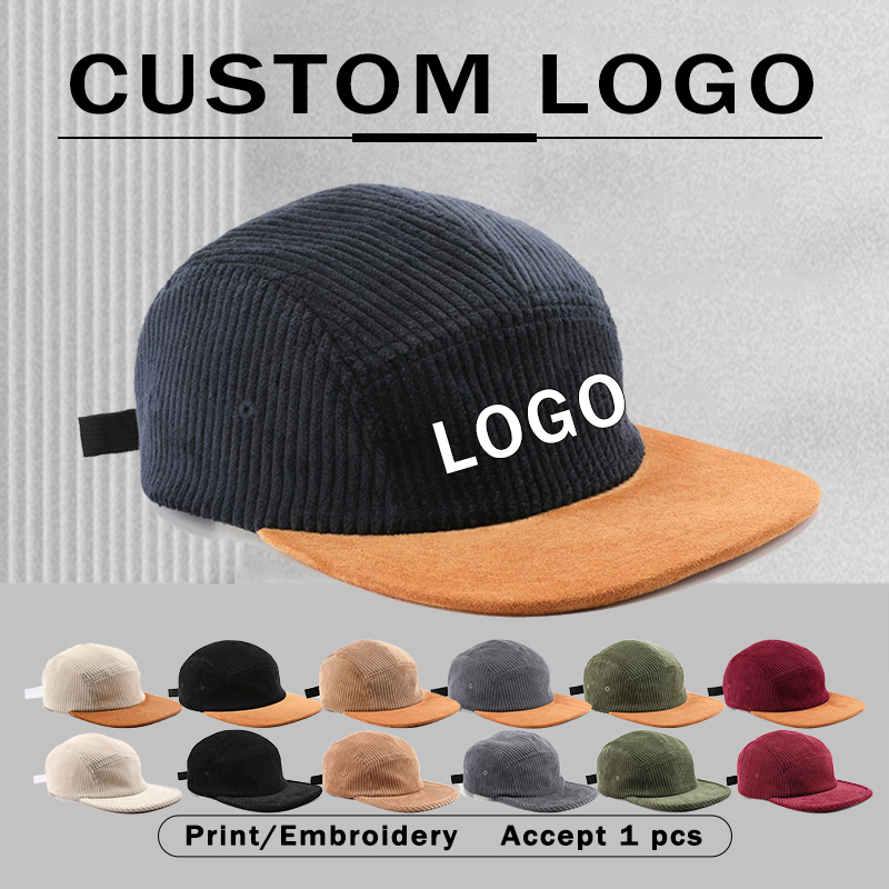 New 5-panel Splicing Corduroy  - Corduroy Cap 5 Panel recension och pris