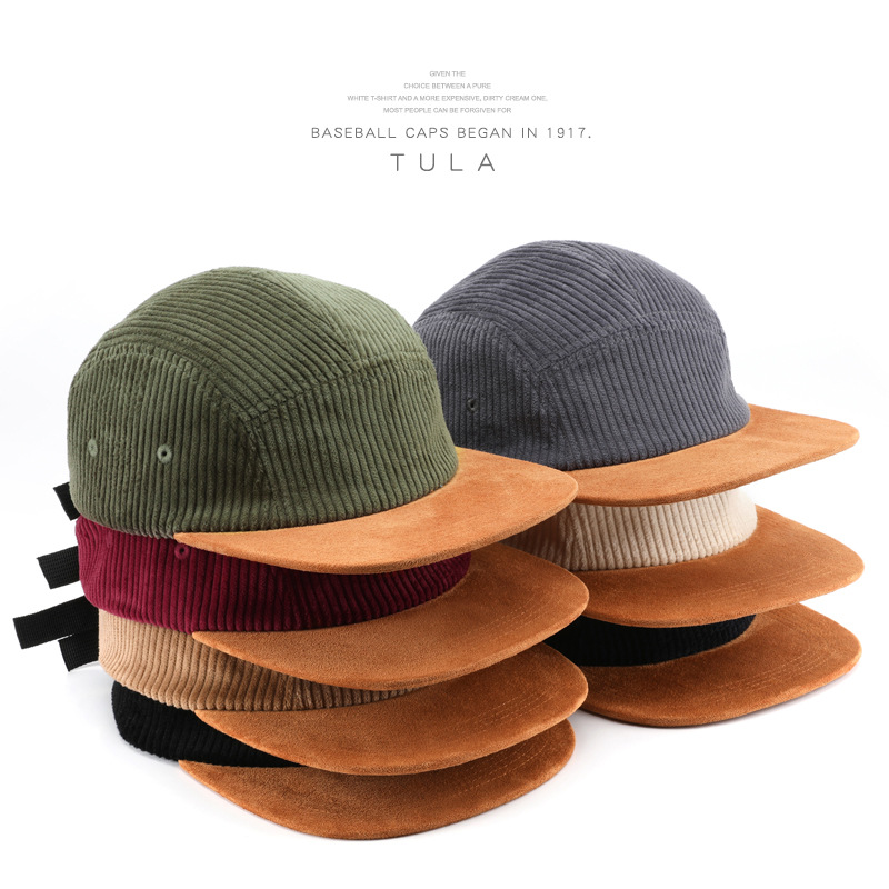 New 5-panel Splicing Corduroy  - Corduroy Cap 5 Panel recension och pris